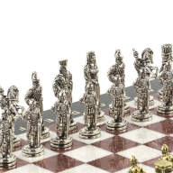 Шахматы из камня АЛЕКСАНДР МАКЕДОНСКИЙ AZY-120733 - Шахматы из камня АЛЕКСАНДР МАКЕДОНСКИЙ AZY-120733