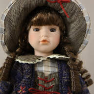 Кукла фарфоровая на подставке YF-161008 - Кукла фарфоровая на подставке YF-161008