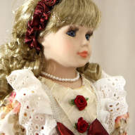 Кукла фарфоровая на подставке YF-161197 - Кукла фарфоровая на подставке YF-161197