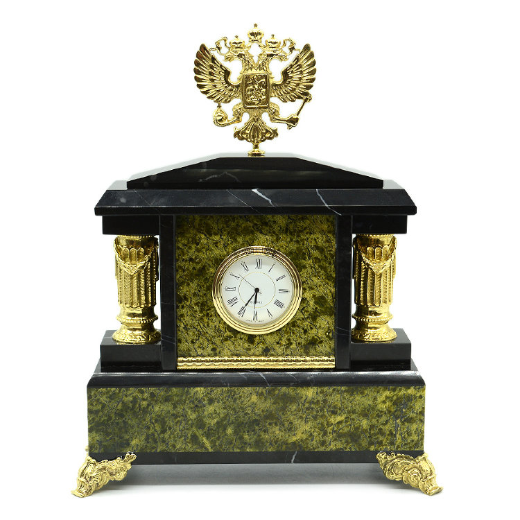 Часы из камня ГЕРБ РФ AZRK-1317588n