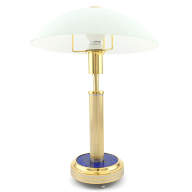 Лампа настольная из лазурита с гравировкой AZRK3201208 - Лампа настольная из лазурита с гравировкой AZRK3201208