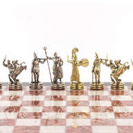 Шахматы из камня ГРЕЧЕСКАЯ МИФОЛОГИЯ AZY-119411 - Шахматы из камня ГРЕЧЕСКАЯ МИФОЛОГИЯ AZY-119411