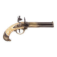 Пистолет трёхствольный, Франция, XVIII век DE-5306 - Пистолет трёхствольный, Франция, XVIII век DE-5306