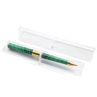 Ручка малахитовая со вставками из латуни AZRK-3200745 - Ручка малахитовая со вставками из латуни AZRK-3200745