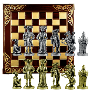 Шахматы РОКОКО MN-502-RD-GS - Шахматы РОКОКО MN-502-RD-GS