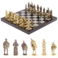 Шахматы подарочные из мрамора БОГАТЫРИ AZY-126132 - Шахматы подарочные из мрамора БОГАТЫРИ AZY-126132