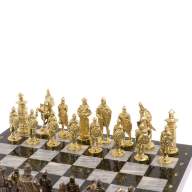 Шахматы подарочные из мрамора БОГАТЫРИ AZY-126132 - Шахматы подарочные из мрамора БОГАТЫРИ AZY-126132