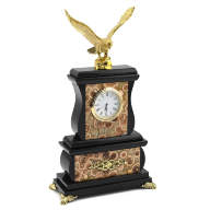 Часы каминные из яшмы ОРЁЛ AZRK-3301260cy - Часы каминные из яшмы ОРЁЛ AZRK-3301260cy