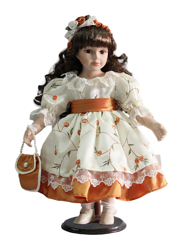 Кукла фарфоровая на подставке YF-161064