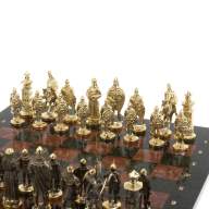 Шахматы подарочные из камня БОГАТЫРИ AZY-127586 - Шахматы подарочные из камня БОГАТЫРИ AZY-127586