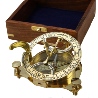 Морской компас в деревянном футляре NA-1631-B - Морской компас в деревянном футляре NA-1631-B