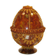 Пасхальное яйцо из янтаря LP-0741 - Пасхальное яйцо из янтаря LP-0741