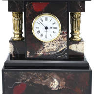 Часы каминные из яшмы ГЕОРГИЙ ПОБЕДОНОСЕЦ AZR-3301277st - Часы каминные из яшмы ГЕОРГИЙ ПОБЕДОНОСЕЦ AZR-3301277st