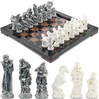 Шахматы подарочные из камня РУССКИЕ СКАЗКИ AZRK-1318973-2