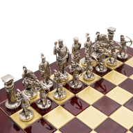 Шахматы металлические АНТИЧНЫЕ ВОЙНЫ MP-S-15-28-RED - Шахматы металлические АНТИЧНЫЕ ВОЙНЫ MP-S-15-28-RED