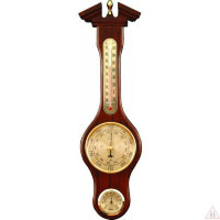 Часы с барометром и термометром М-50