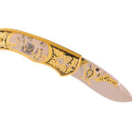 Складной подарочный нож ТРИ БОГАТЫРЯ AZS0265 - Складной подарочный нож ТРИ БОГАТЫРЯ AZS0265
