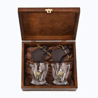 Набор бокалов для виски НАСТОЯЩИЙ МУЖЧИНА в подарочной коробке GP-10056356  - Набор бокалов для виски НАСТОЯЩИЙ МУЖЧИНА в подарочной коробке GP-10056356 