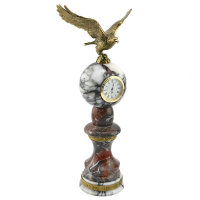 Часы каминные из мрамора ОРЁЛ AZRK-1317600