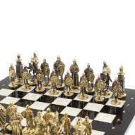 Шахматы подарочные БОГАТЫРИ с фигурами из бронзы AZY-127558 - Шахматы подарочные БОГАТЫРИ с фигурами из бронзы AZY-127558