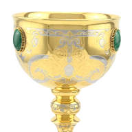 Кубок для вина МАЛАХИТОВЫЙ AZRK-3330399  - Кубок для вина МАЛАХИТОВЫЙ AZRK-3330399 