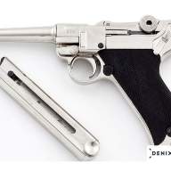 Пистолет Люгер P08, Германия, 1898 г. 1-я и 2-ая (сувенирная копия) МВ DE-8143 - Пистолет Люгер P08, Германия, 1898 г. 1-я и 2-ая (сувенирная копия) МВ DE-8143