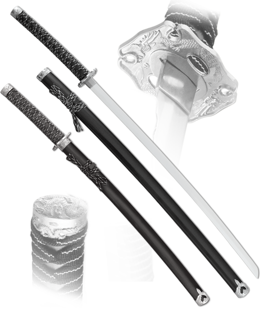 Набор самурайских мечей( катана, вакидзаси) D-50024-BK-KA-WA