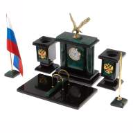 Письменный набор из змеевика ОРЕЛ 072129957 - Письменный набор из змеевика ОРЕЛ 072129957