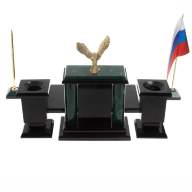 Письменный набор из змеевика ОРЕЛ 072129957 - Письменный набор из змеевика ОРЕЛ 072129957