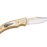 Складной нож подарочный СПАССКАЯ БАШНЯ Златоуст AZS029.3-28 - Складной нож подарочный СПАССКАЯ БАШНЯ Златоуст AZS029.3-28
