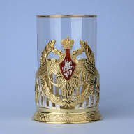 Подстаканник для чая МИНИСТЕРСТВО ОБОРОНЫ РФ (золочение) 061.L1153/34G  - Подстаканник для чая МИНИСТЕРСТВО ОБОРОНЫ РФ (золочение) 061.L1153/34G 
