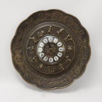 Часы-тарелка настенные ЗОДИАК, антик AL-82-105-ANT