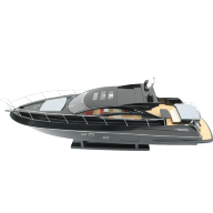 Модель яхты Sunseeker Predator 64 black CM0083PB-90 - Модель яхты Sunseeker Predator 64 black CM0083PB-90