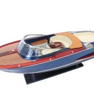 Модель катера RIVA AQUARIVA DARK BLUE GREY SB0055P-90D - Модель катера RIVA AQUARIVA DARK BLUE GREY SB0055P-90D