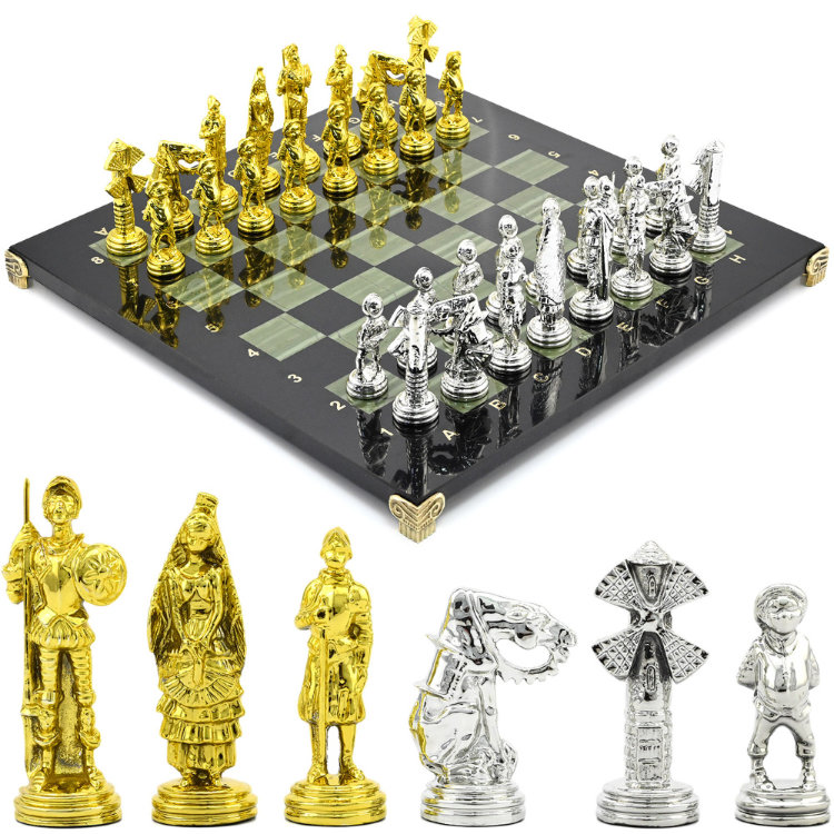 Шахматы из натурального камня ДОН КИХОТ AZRK-1318835-3