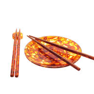 Палочки для еды из янтаря AZJ-chop-sticks-2 - Палочки для еды из янтаря AZJ-chop-sticks-2