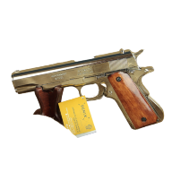 Макет. Пистолет автоматический Кольт- 45 калибр (Colt M1911A1), хромированный DE-6312-BOX - Макет. Пистолет автоматический Кольт- 45 калибр (Colt M1911A1), хромированный DE-6312-BOX