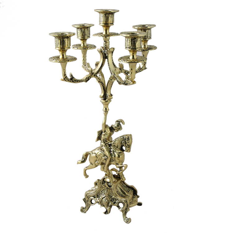Бронзовый канделябр на 5 свечей ДОН ЛУИШ КАВАЛЛО BP-14068