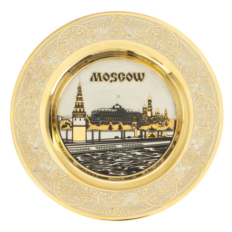 Тарелка с гравюрой МОСКВА AZY-128499