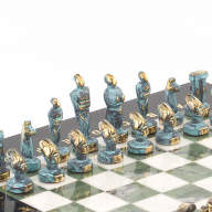 Шахматы подарочные из камня и бронзы ИДОЛЫ AZY-119671 - Шахматы подарочные из камня и бронзы ИДОЛЫ AZY-119671