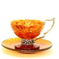 Чайная чашка из янтаря ГАУДИ AZJ-3304 - Чайная чашка из янтаря ГАУДИ AZJ-3304