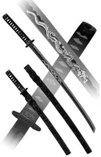 Набор самурайских мечей КИНКУМО SI-SW-700-DR