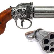 Револьвер Пепербокс 6 стволов, Англия, 1840 г DE-1071 - Револьвер Пепербокс 6 стволов, Англия, 1840 г DE-1071