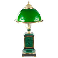 Настольная лампа из малахита AZY-120878 - Настольная лампа из малахита AZY-120878