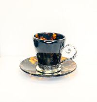 Кофейный набор из янтаря АНТИК AZJ-3703/black