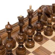 Шахматы резные восьмиугольные в ларце с ящиками GDkh164 - Шахматы резные восьмиугольные в ларце с ящиками GDkh164