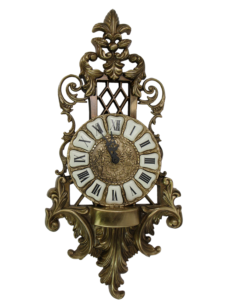 Часы настенные из бронзы OB-613-BR