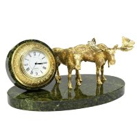 Часы настольные из змеевика ЛОСИ 037rk.1317516