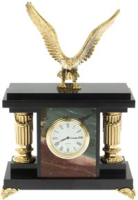 Часы настольные из яшмы ОРЕЛ 072129278