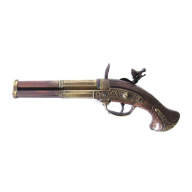 Пистолет трёхствольный, Франция, XVIII век DE-5309 - Пистолет трёхствольный, Франция, XVIII век DE-5309